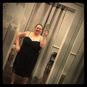 💄Black Chiffon dress💄